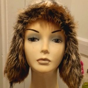 American Eagle Outfitters Wool and Alpaca Lined Trapper Hat One Size Fits All